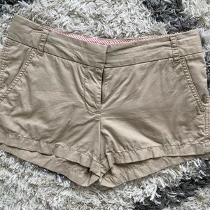EUC JCREW KAKI CHINO SHORTS SIZE 4